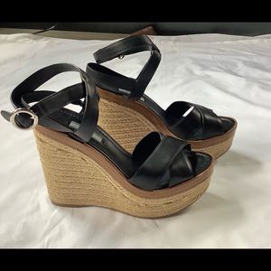 Prada platform sandals size 38.5